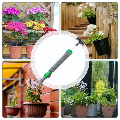 Handheld Sprayer - Plant Watering Tool,Adjustable Drink Bottle Spray Head Nozzle - for Outdoor Plant Flower Care Home Cleaning Car Detailing Pet Grooming - color: Gray Green