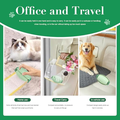 Reusable Washable Gel Lint Roller for Pet Hair, Extra Sticky Lint Remover for Clothes, Furniture, Car Seats, Portable Travel Size, Strong Adhesive, Fabric Safe