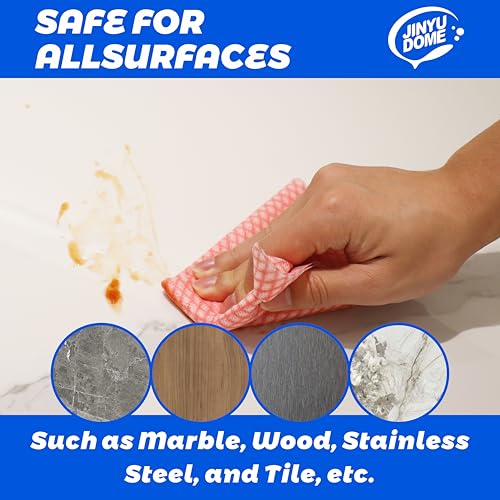 Disposable Kitchen Cleaning Cloths Dish Towels Dish Cloth Reusable Cloths for Kitchen, Bathroom, Household Cleaning (Red 100 Pack) - color: Red 100 Pack