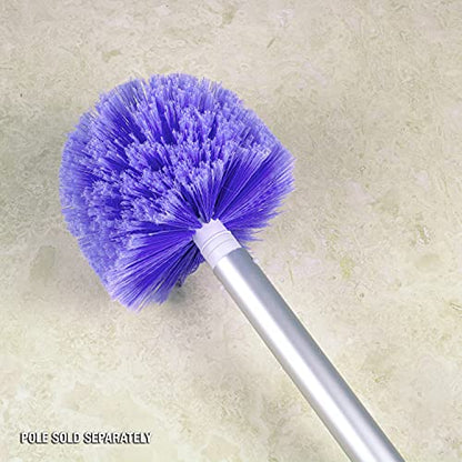 Poolmaster Cobweb Brush, Indoor and Outdoor Spider Web Remover for Ceilings, Corners, Patios and Pool Cages, Fits Standard Pole - size: Medium
