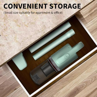 KEROMEE Cordless Vacuum Cleaner, Handheld Stick Mini Lightweight 2-in-1 Vacuum for Pet Hair Hardwood Floor Cat Litter Home Cleaning - style: Cordless