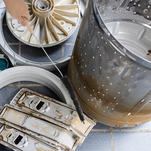 Brush Cleaning Washing Machine Long Handle Soft Bristles Dryer Vent Lint Brush Fridge Coil