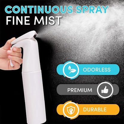 AORAKI Spray Bottle for Plants, Fine Mist Plant Sprayer Mister, Plant Mister Water Spritzer for Inside, Misting Spray Bottle for Flowers, Gardening, Cleaning, 10oz, Plastic