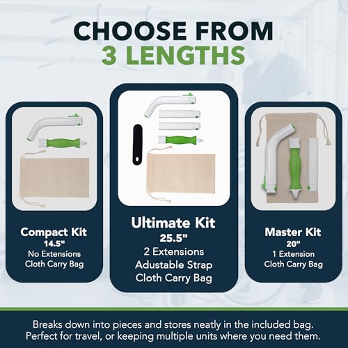 FreedomWand Multipurpose Toilet Aids - 25.5" Inch Wiping Aid Toileting for Women & Men, Butt Wiper Tool, Toilet Assist Device and Paper Extender, Ideal for Elderly, Disabled and Post Surgery Use - size: 25.5 Inch