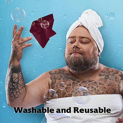 Purity Microfiber Lens Cleaning Cloth - Machine Washable, Lint-Free Ultra-Fine Microfiber Cloth- Cleans Eyeglasses, Screens, Lenses, Phones and Other Delicate Surfaces (Pack of 6, Burgundy) - color: Burgundy