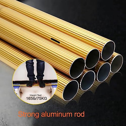Professional 3m Extendable Window Cleaning Pole Kit with 35cm Brush Head Ideal for High Windows Complete Window Cleaning Equipment - color: 35cm Gold 1, size: 3m/9.8FT