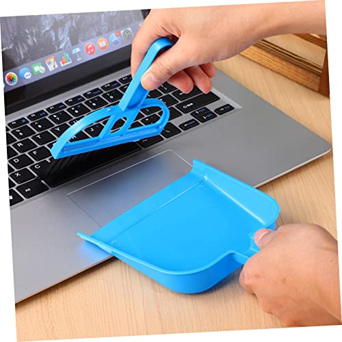 Healifty 9sets Mini Handheld Broom and Dustpan Cleaning Tool for Tabletop and Pet Cages Compact Broom Dust Pan for Easy Cleaning of Narrow Spaces