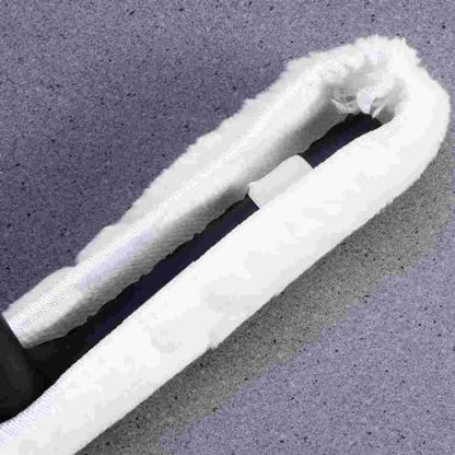 Professional Window Cleaning Combo - Squeegee Microfiber Window Scrubber Tool with Handshake T Handle, 5 Replacement Cloths - 14.4 Inch Window Washing Squeegee