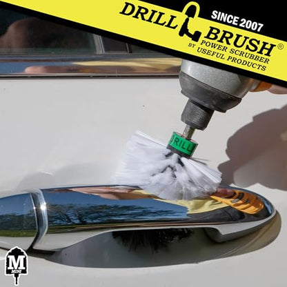Truck Cleaning Accessories - Car Cleaning Supplies - Glass Cleaning Brush - Car Mats Dirt Lifter - Carpet Cleaning Tool - Upholstery Scrubbing Set - Windshield Shiner - Wheel Brush - Tire Cleaning Kit - color: White
