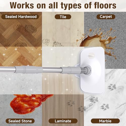 Steam Mop, 13-in-1 Powerful Handheld Steam Cleaner with 13 Accessories, 500ML Removable Tank, 23FT Power Cable, Detachable Steam Mops for Floor Cleaning, Tiles, Windows, Tile Grout, Carpets, Furniture