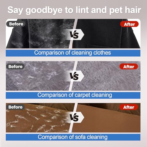 Pet Hair Removal Glove - Magic Brush Electrostatic Mitt for Dogs & Cats, Reusable Grooming Gloves - Dog Hair Remover Tool with 5-Finger Design for Couch, Carpet, Furniture, Laundry & Clothing(Blue) - color: Blue