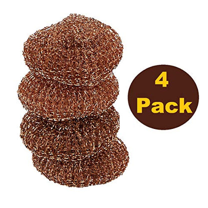 Pine-Sol Heavy-Duty Copper Scrubbers | Premium Scrub Sponges for Cast Iron, Stainless Steel, Oven Racks, Grills, 8 Pack - size: 8 Pack, style: Copper