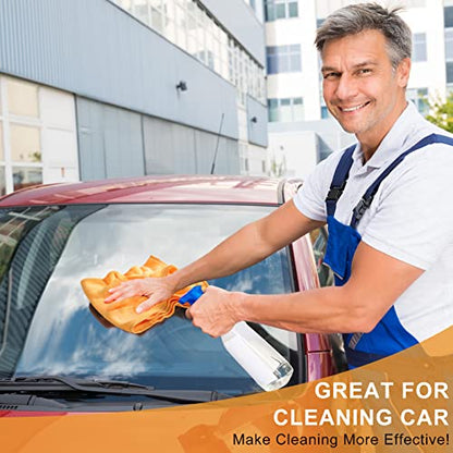 Nuenen Microfiber Cleaning Cloths for Cars 16 x 16 Inch Ultra Absorbent Car Towels Drying Reusable Cleaning Supplies House Kitchen Window Microfiber Towel(Yellow,60 Pcs) - color: Yellow