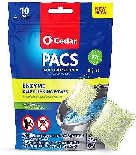 O-Cedar Quickwring Bucket & MF Cloth Mop + 1 Citrus PAC (Variety Pack) - size: QW +1 MF W/Citrus PACS