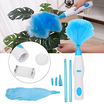 Acouto 180 Bendable Electric Duster Window Blinds Furniture Cleaning Tool Electric Duster for Home Cleaning Dusters Spin Battery Operated Electrical that Runs by Batteries