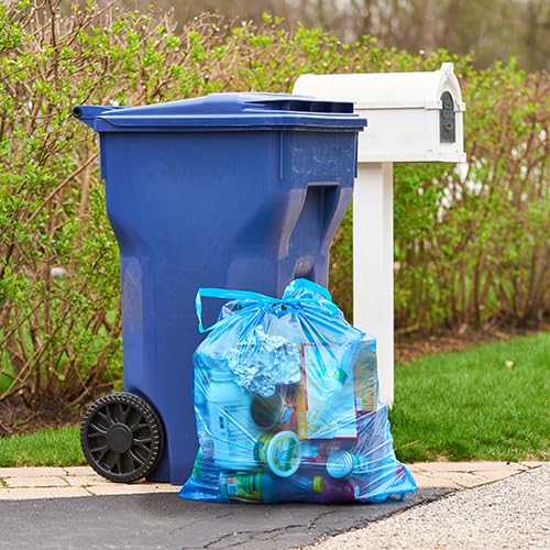 Hefty Blue Trash Bags,Blue,13 Gallon,60 Count (Pack of 6) - size: 60 Count (Pack of 6)