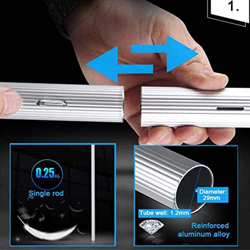 Solar Window Cleaning Pole Kit - 20ft Telescopic Water Fed Brush for Photovoltaic Panels - Extendable Cleaner Equipment for Efficient Solar Panel Maintenance - size: 6m/20ft
