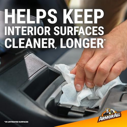 Armor All Ultra Shield + Ceramic Cleaning Wipes by Armor All, Car Interior Cleaner Wipes with Stain-Repelling Technology, 90 Count - size: 90 Count (Pack of 1)