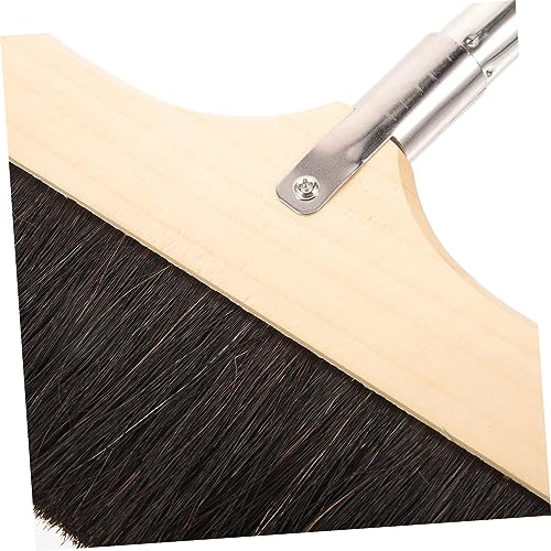 ABOOFAN Long Handle Soft Bristle Broom for Home and Office Floor Cleaning Static Dust Brush with Hanging for Kitchen Garage and Hard to Reach Corners
