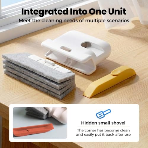 Magic Window Track Cleaner Set - 2026 Upgraded Handheld Brush for Slides, Tile Grout Lines, Shutter Slats, Car AC Vents & Narrow Gaps (Mix-3PCS) - color: Mix-3pcs