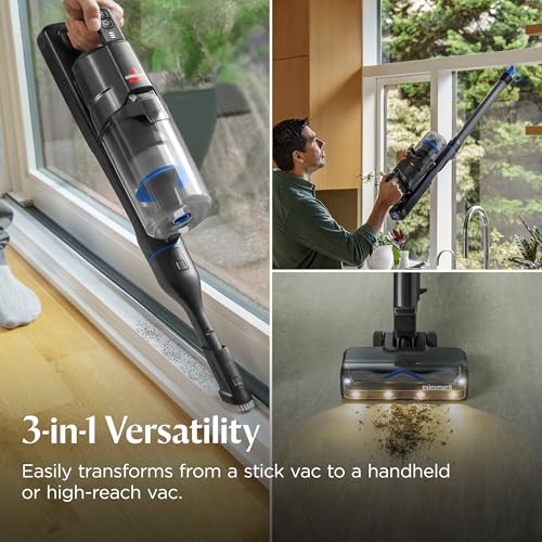 Bissell PowerClean FurGuard 280W Self-Standing Cordless Vacuum w/Self-Cleaning Brush Roll, Strong Suction, Removeable Battery, Wall Mount, Upholstery Tool & Bright Headlights - style: PowerClean FurGuard