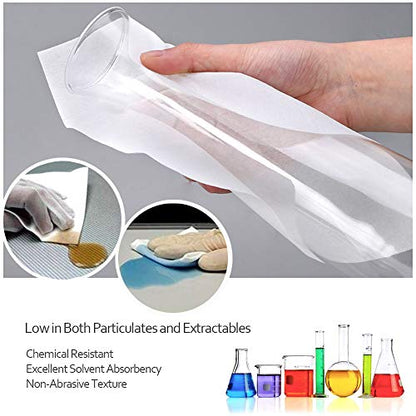 AAwipes Cleanroom Wipes Lint Free Wipes 4" x 4" Cellulose/Polyester Blend (4" x 4"-600 Pcs) Nonwoven Wipers (NW06804)
