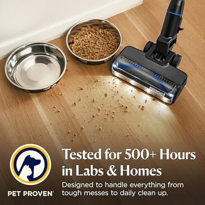 Bissell PowerClean FurFinder 200W Self-Standing Cordless Vacuum w/Tangle Free Brush Roll, Strong Suction, Removeable Battery, Wall Mount, Upholstery Tool & Bright Headlights - style: PowerClean FurFinder