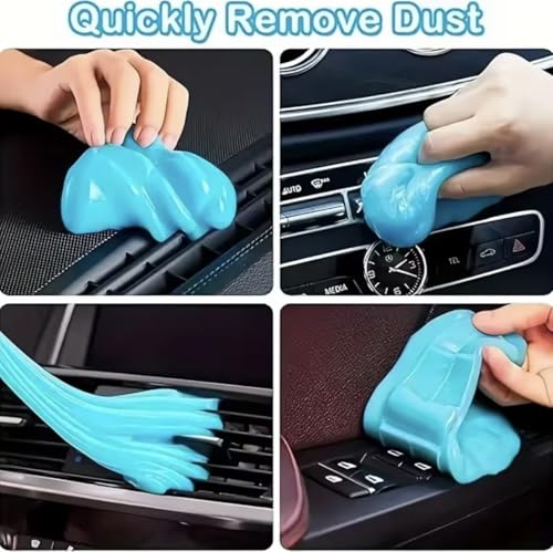 Keyboard Cleaning Gel for Laptop, Car Interior, Dust Cleaner Putty for Electronics, Reusable Cleaning Slime (70g)