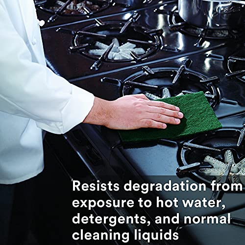 3M Scouring Pad 96-20, 20 Pads, 6” x 9”, General Purpose Cleaning, Food Safe, Non-Rusting - size: 6" x 9"