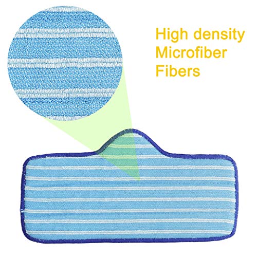 6 Packs of Premium Microfiber Pads, Compatible with Dupray Neat Steam Cleaner, Durable, Reusable and Machine Washable