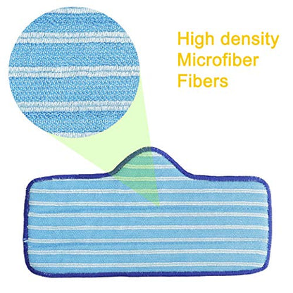 6 Packs of Premium Microfiber Pads, Compatible with Dupray Neat Steam Cleaner, Durable, Reusable and Machine Washable