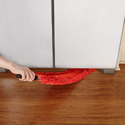 OXO Good Grips Under Appliance Microfiber Duster 4" x 1/2" x 33-1/2" h Orange - style: Appliance Microfiber Duster