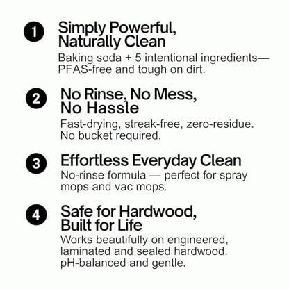 Quick Shine Hardwood Floor Cleaner Daily Care 24oz | Naturally Cleans Dirt & Scuff Marks | Dirt Dissolving, Streak Free, No Rinse & Ready to Use | Spray, Wipe, Done! | Safer Choice Cleaner - size: 24 Fl Oz (Pack of 1), style: 1 Bottle