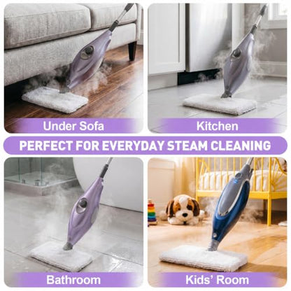 Tidy Monster Steam Mop Replacement Pads, 4 Pack Steam Pocket Mop Pads Compatible with Shark S3500 Series, S3501, S3601, S3550, S3901, SE450, S3801CO, S3601D, S2901, S2902 - color: 4 Pack White