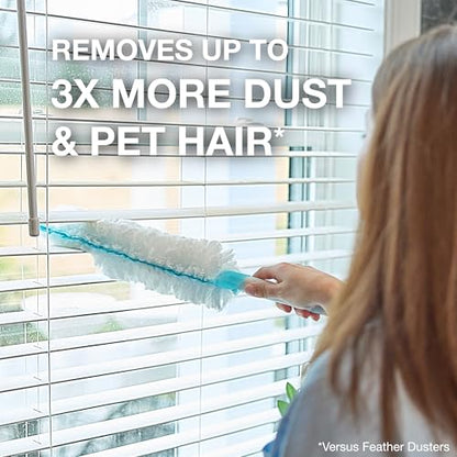 Bona Disposable Duster Refills - 9 Pack - High Performance Dusting System - Microfiber Dusters Remove Dust and Pet Hair for Quick Spot Cleaning - style: Disposable Duster Refills - 9 Pack