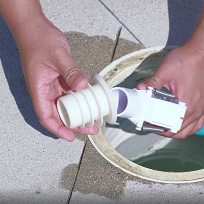 XtremepowerUS 1.5-Inch Hose Cone Replacement Automatic Pool Cleaner Skimmer Cone Adapter Replace W63900 W70263 K121110 AXV093CP - color: White