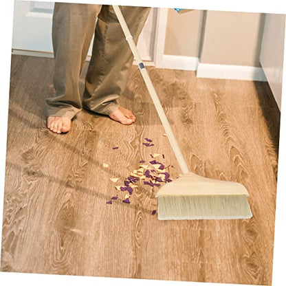 Indoor Soft Bristle Broom Long Handle Carpet Rake for Fluffing Dusting Pet Hair Removal