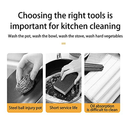 Natural Sisal Dish Washing Brush Bamboo Round Scrub Brush Pots Pans Vegetables Household Cleaning Brush… (Sisal)
