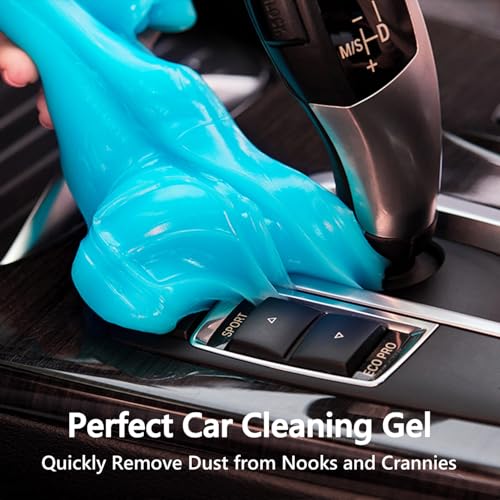 PULIDIKI Car Cleaning Gel Clean Putty, Universal Car Interior Cleaner Slime, Perfect Cleaning Kit Supplies, Auto Detailing Tools Accessories, Dust Remover Gifts for Men Women Blue (70g) - size: Blue 1 Bag (70g)