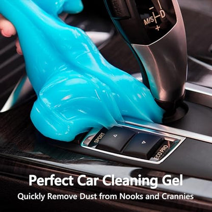 PULIDIKI Car Cleaning Gel Clean Putty, Universal Car Interior Cleaner Slime, Perfect Cleaning Kit Supplies, Auto Detailing Tools Accessories, Dust Remover Gifts for Men Women Blue (70g) - size: Blue 1 Bag (70g)