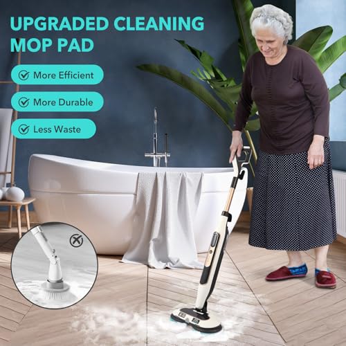 Frescares S7001 Upgraded Steam&Scrub Mop Pads Kit for Shrak,S8201 S8001 S7000 S7201 S7000AMZ S7005 S7020 S7001C All-in-One Hard Floor Steam Mop (2Green2White2Grey) - color: 2green2white2grey