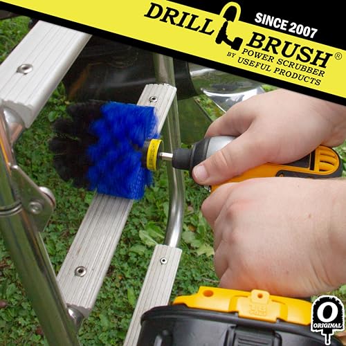Marine Scrubbing Brush Head - Aquatic Cleaning Supplies - Boat Upkeep Accessories - Hull Cleaning Brush Tool - Pool Cleaning Tools for Home Use - Pool Lining Cleaning Tool - Best Tank Cleaning Brush - color: Medium-blue