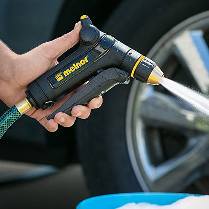 Melnor XT300; Heavy-Duty Metal Nozzle with Front Trigger; Flow Control; Adjustable Spray Nozzle Tip; 1 Pack - style: Adjustable Tip