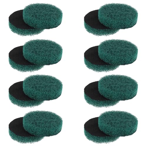 16pcs Kitchen Pads Power Scrubber Pads Set Electric Scrubber Replacement Scouring Pads fit for Dremel Versa Scouring Pads,Green - size: Green