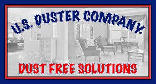 Cobweb Duster Extendable 18 Foot High Reach Ceiling Fan Duster | 3-Stage Aluminum Telescoping Pole | Medium Stiff Bristles | Long Handle Webster Microfiber Duster for Cleaning | U.S Duster Co.