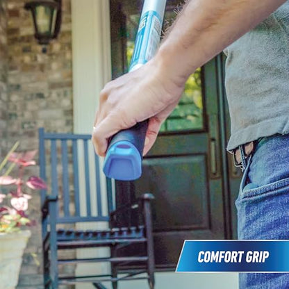 Unger Professional Connect and Clean 6’-12’ Aluminum Telescopic Extension Pole with Locking Cone and Quick-Flip Clamp, Compatible with Cleaning Tool Attachments, Indoor and Outdoor Use - size: 6 - 12 Foot