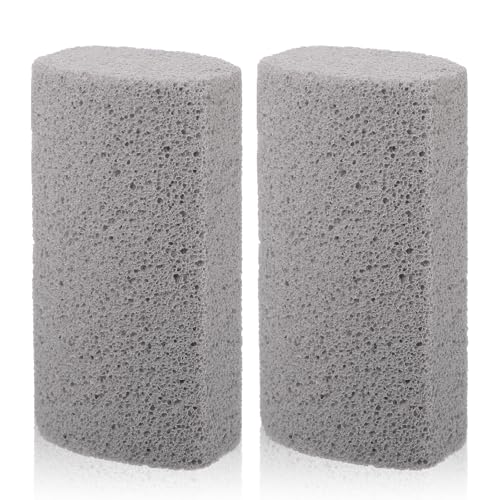2 Pcs Pet Hair Remover Pumice Dog Cat Hair Stone Quickly Removal Cleaning Pet Fur Stone Reusable Upholstery Cleaner Rock Tool for Car Interior Couch Bedding Carpet Couch Furniture