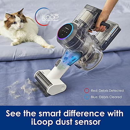 Tineco Pure ONE S11 Smart Cordless Stick Vacuum Cleaner, Strong Suction Handheld Vacuum for Hard Floors, Cars & Pet Hair, Lightweight Deep Cleaning