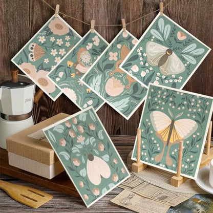 6 - Pack Swedish Kitchen Dish Cloths - Reusable Paper Towels for Counters & Dishes - Eco Friendly Cellulose Sponge Cloth (Butterfly) - color: C-butterfly