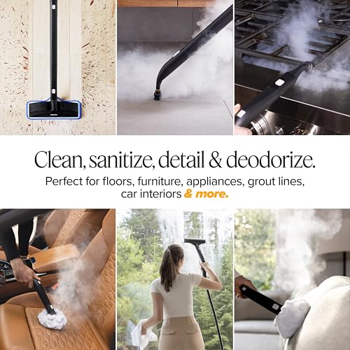 Dupray Neat Plus Steam Cleaner with 17-Piece Accessory Kit. A powerful multi-purpose steamer designed for deep cleaning floors, upholstery, grout, and more. *Kills 99.9% of Bacteria & Viruses - size: 17-piece (Neat Plus)